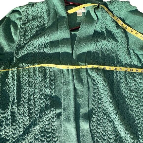 CJ Banks women’s one piece tank and cardigan sweater set, women's size 1X - Picture 6 of 10